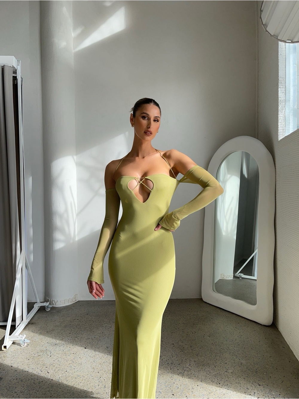 Outcast Lila Maxi Dress - Sage